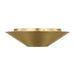 Visual Comfort KF1111 Echo 1-lt 12" LED Medium Flush Mount and Wall Sconce - Burnished Brass