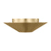 Visual Comfort KF1121 Echo 1-lt 8" LED Small Flush Mount - Burnished Brass