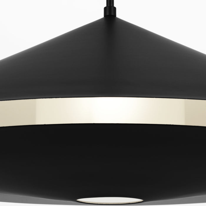 Visual Comfort KP1181 Echo 1-lt 36" Large Pendant - Midnight Black