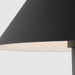 Visual Comfort KT1461 Contra 1-lt 25" Tall Medium Table Lamp - Matte Charcoal Black