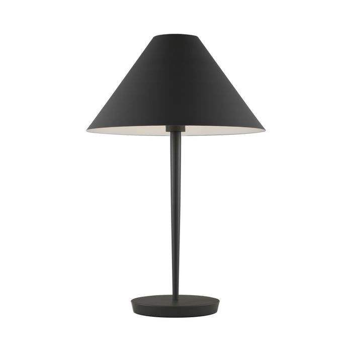 Visual Comfort KT1461 Contra 1-lt 25" Tall Medium Table Lamp - Matte Charcoal Black