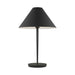 Visual Comfort KT1461 Contra 1-lt 25" Tall Medium Table Lamp - Matte Charcoal Black