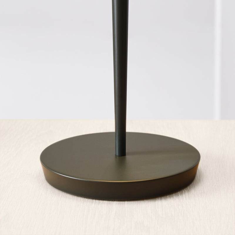 Visual Comfort KT1461 Contra 1-lt 25" Tall Medium Table Lamp - Matte Charcoal Black