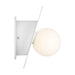 Visual Comfort KW1041 Nodes 1-lt 8" Wall Sconce - Matte White