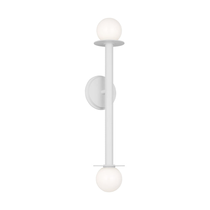 Visual Comfort KWL1012 Nodes 2-lt 24" Tall Wall Sconce - Matte White
