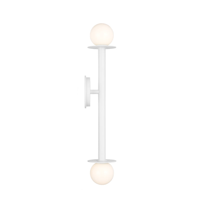 Visual Comfort KWL1012 Nodes 2-lt 24" Tall Wall Sconce - Matte White