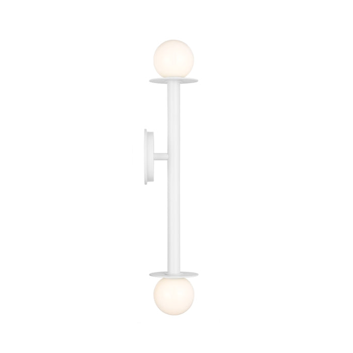 Visual Comfort KWL1012 Nodes 2-lt 24" Tall Wall Sconce - Matte White