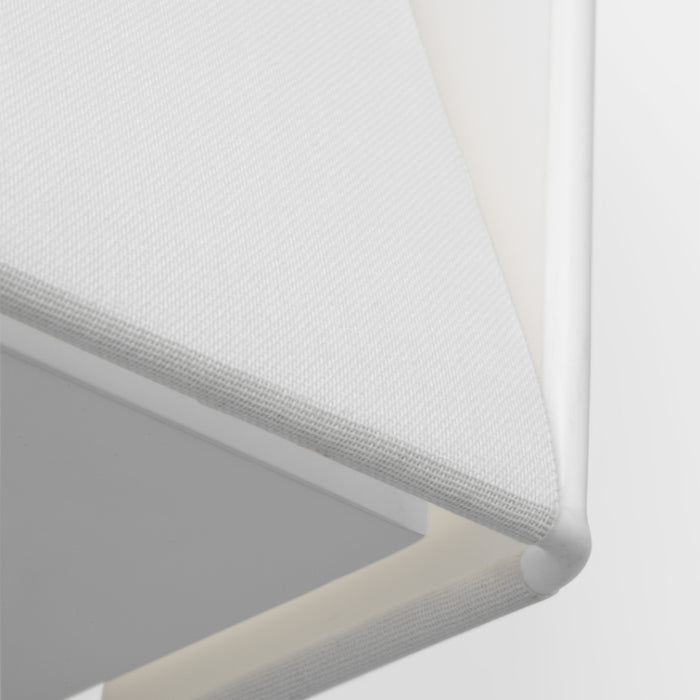 Visual Comfort KWL1201 Velero 1-lt 10" Tall LED Small Wall Sconce - Soft Linen