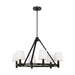 Visual Comfort LC1246 Grayson 6-lt 32" Large Chandelier - Aged Iron