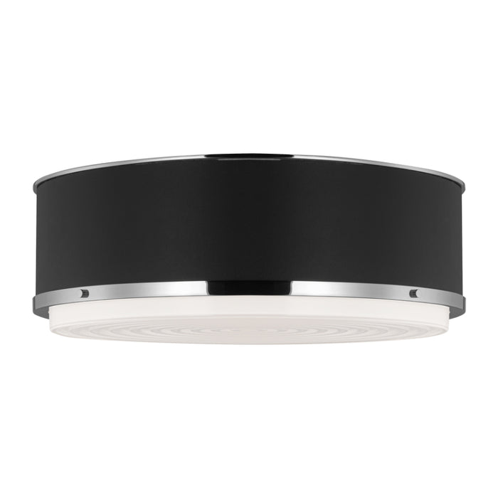 Visual Comfort LF1053 Marlowe 3-lt 18" Large Flush Mount - Polished Nickel