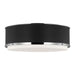 Visual Comfort LF1053 Marlowe 3-lt 18" Large Flush Mount - Polished Nickel