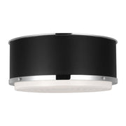 Visual Comfort LF1062 Marlowe 2-lt 13" Medium Flush Mount - Polished Nickel