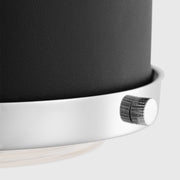 Visual Comfort LF1071 Marlowe 1-lt 5" LED Mini Flush Mount - Polished Nickel