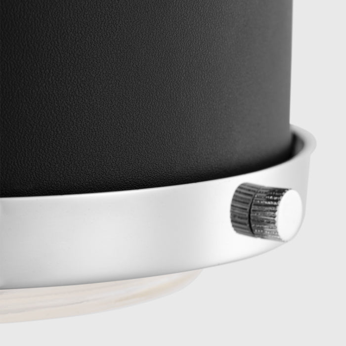 Visual Comfort LF1071 Marlowe 1-lt 5" LED Mini Flush Mount - Polished Nickel