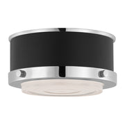 Visual Comfort LF1071 Marlowe 1-lt 5" LED Mini Flush Mount - Polished Nickel