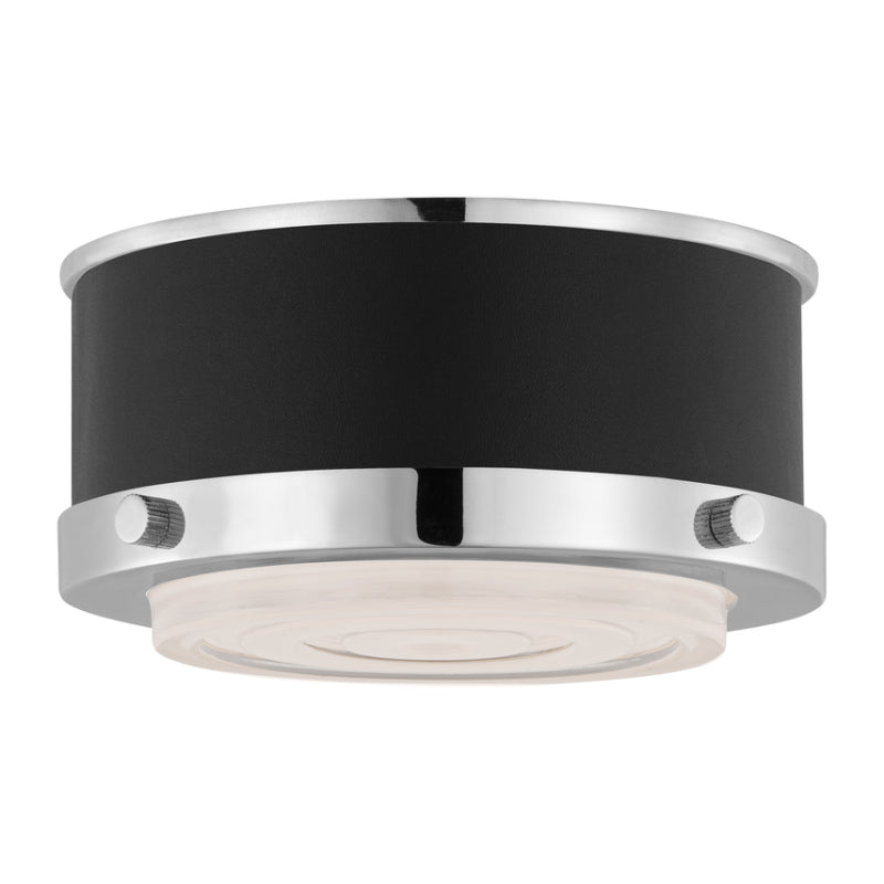 Visual Comfort LF1071 Marlowe 1-lt 5" LED Mini Flush Mount - Polished Nickel