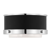 Visual Comfort LF1071 Marlowe 1-lt 5" LED Mini Flush Mount - Polished Nickel