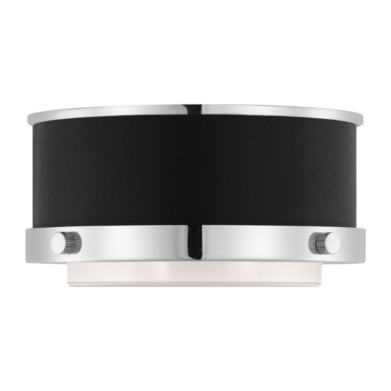 Visual Comfort LF1071 Marlowe 1-lt 5" LED Mini Flush Mount - Polished Nickel