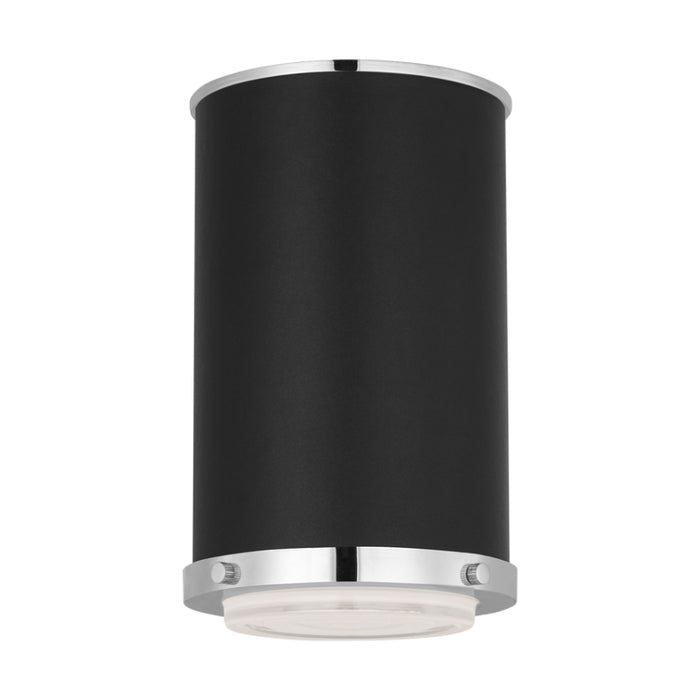 Visual Comfort LF1081 Marlowe 1-lt 5" LED Small Flush Mount - Polished Nickel