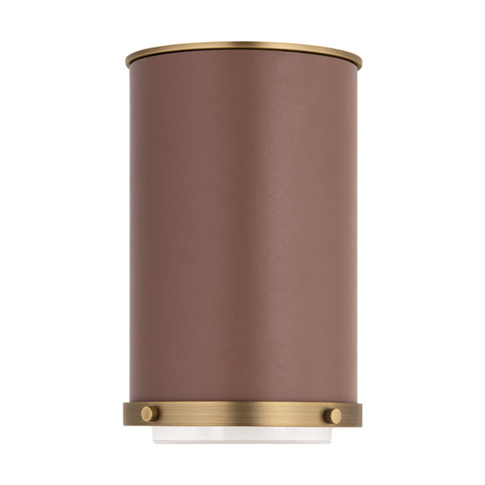 Visual Comfort LF1081 Marlowe 1-lt 5" LED Small Flush Mount - Time Worm Brass