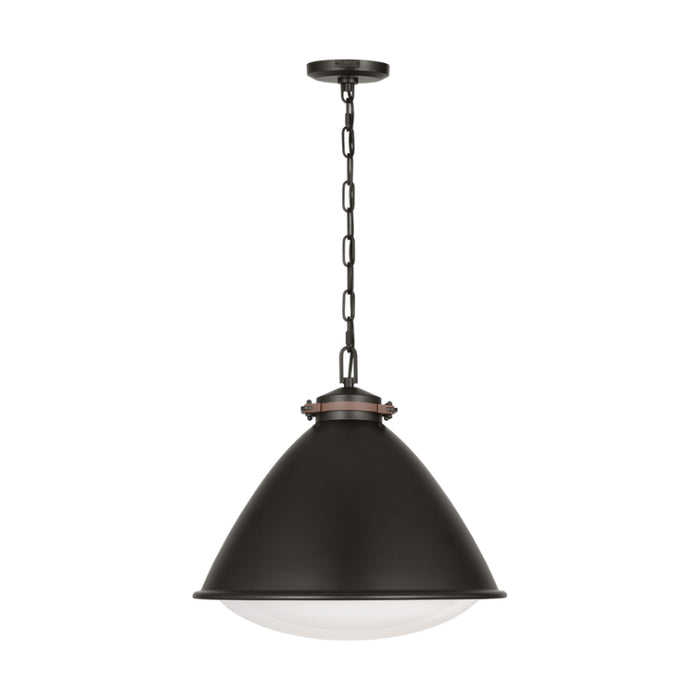 Visual Comfort LP1121 Hayward 1-lt 18" Large Pendant - Aged Iron
