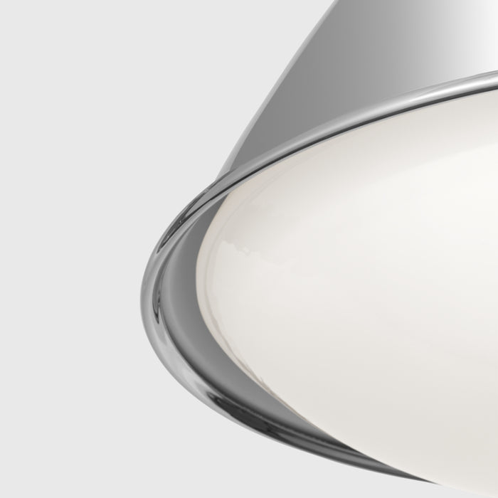 Visual Comfort LP1121 Hayward 1-lt 18" Large Pendant - Polished Nickel