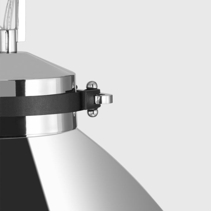 Visual Comfort LP1121 Hayward 1-lt 18" Large Pendant - Polished Nickel