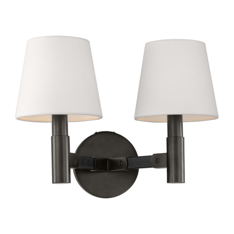 Visual Comfort LW1152 Grayson 2-lt 13" Wall Sconce - Aged Iron