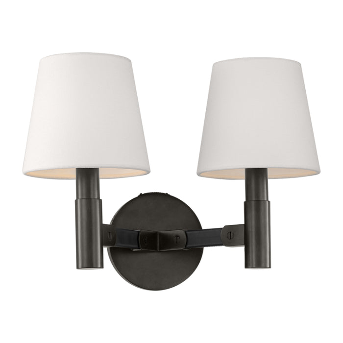 Visual Comfort LW1152 Grayson 2-lt 13" Wall Sconce - Aged Iron