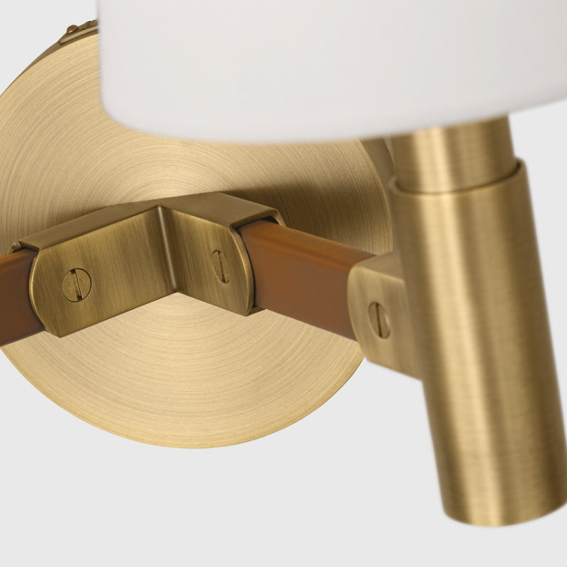 Visual Comfort LW1152 Grayson 2-lt 13" Wall Sconce - Time Worn Brass