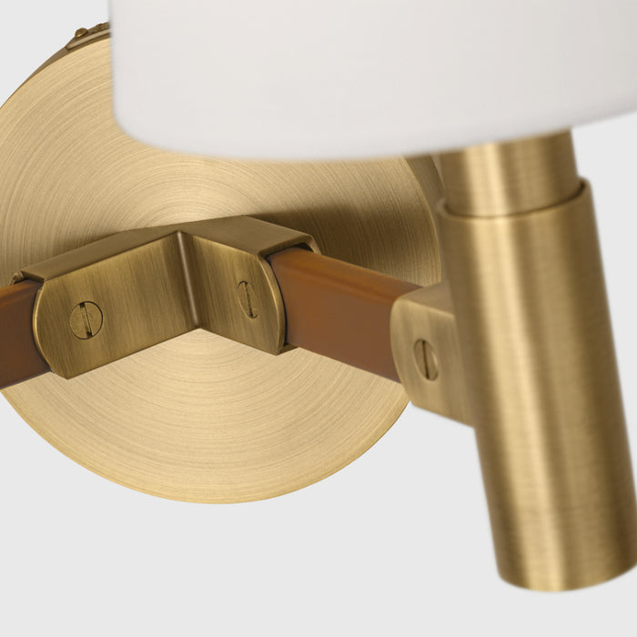 Visual Comfort LW1152 Grayson 2-lt 13" Wall Sconce - Time Worn Brass