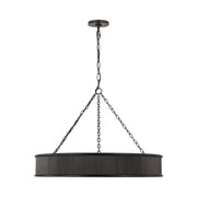 Visual Comfort PCC1008 Ritz 8-lt 27" Chandelier - Aged Iron
