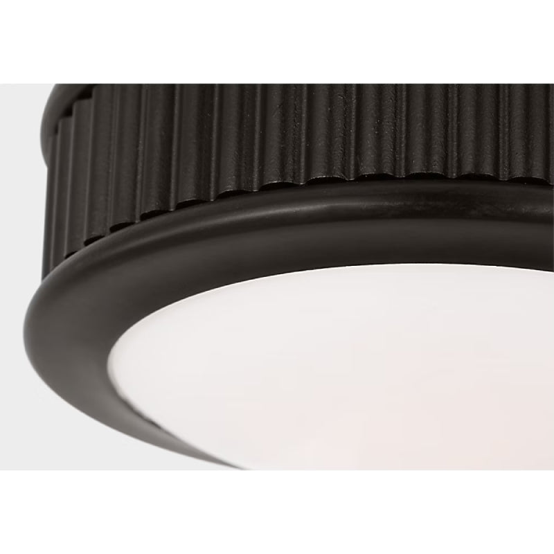 Visual Comfort PCF1001 Ritz 1-lt 5" LED Flush Mount - Aged Iron