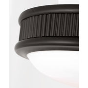 Visual Comfort PCF1011 Ritz 1-lt 8" LED Flush Mount - Aged Iron