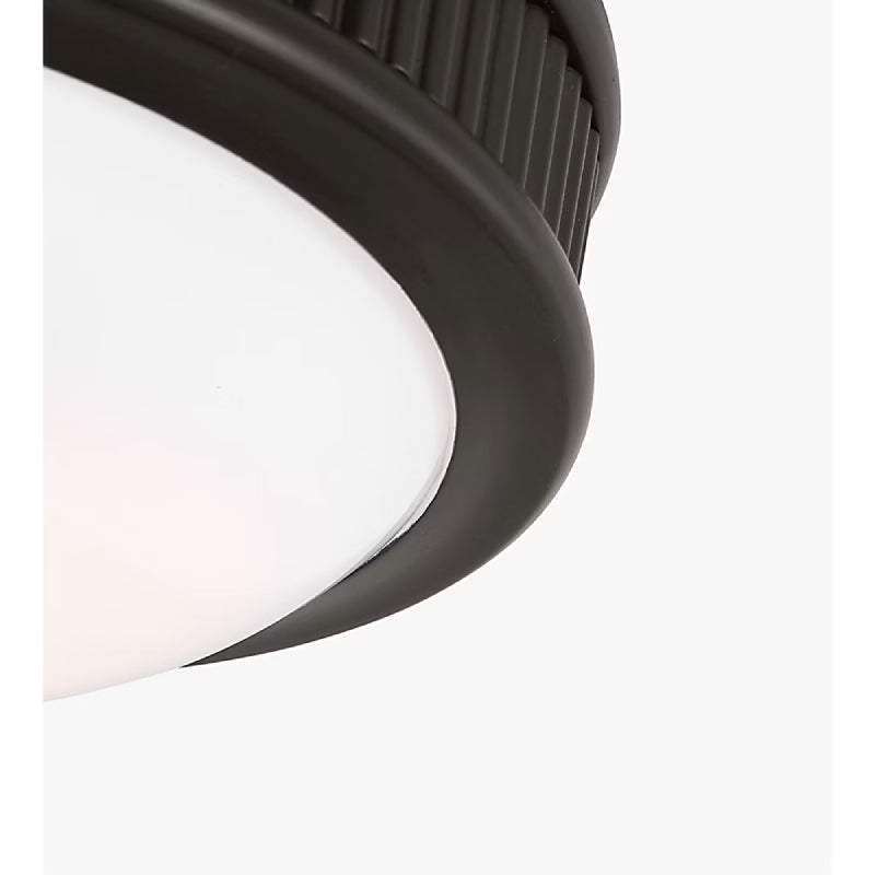 Visual Comfort PCF1011 Ritz 1-lt 8" LED Flush Mount - Aged Iron