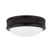 Visual Comfort PCF1011 Ritz 1-lt 8" LED Flush Mount - Aged Iron