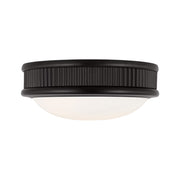 Visual Comfort PCF1011 Ritz 1-lt 8" LED Flush Mount - Aged Iron