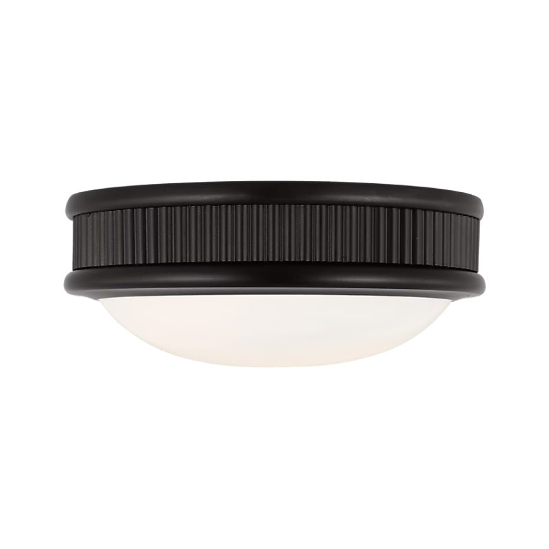 Visual Comfort PCF1011 Ritz 1-lt 8" LED Flush Mount - Aged Iron