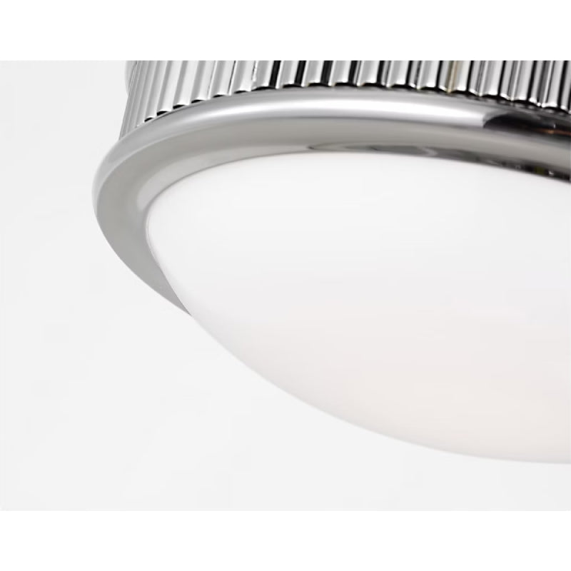 Visual Comfort PCF1011 Ritz 1-lt 8" LED Flush Mount - Polished Nickel