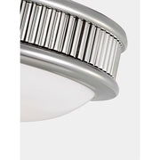 Visual Comfort PCF1011 Ritz 1-lt 8" LED Flush Mount - Polished Nickel