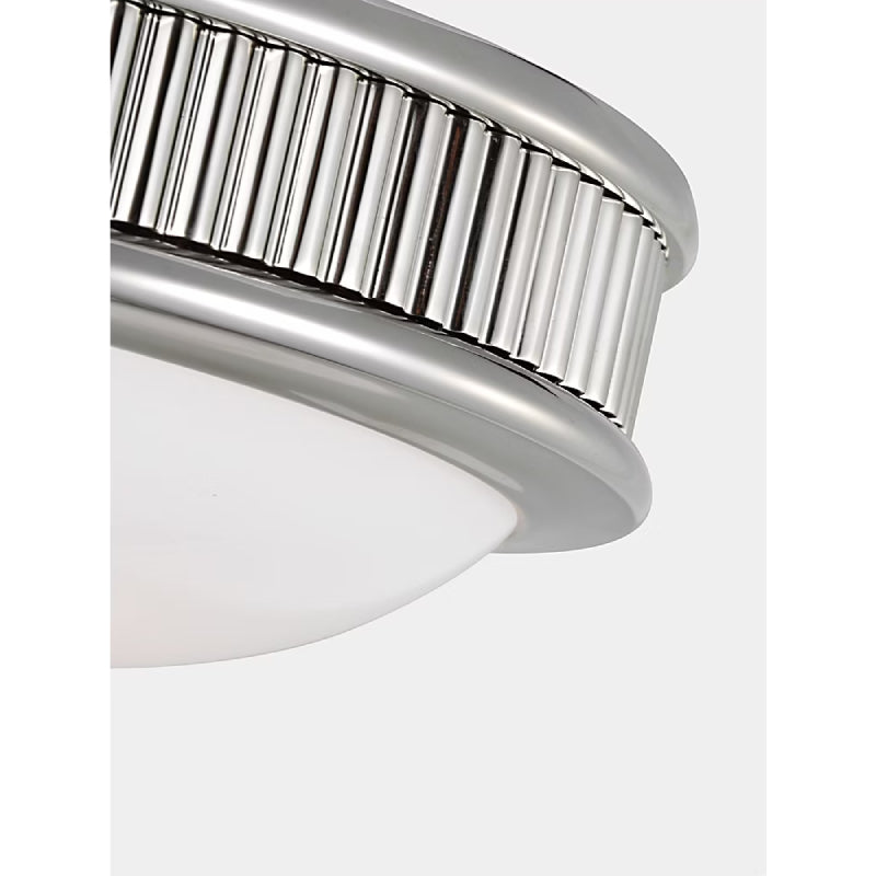 Visual Comfort PCF1011 Ritz 1-lt 8" LED Flush Mount - Polished Nickel
