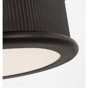 Visual Comfort PCF1033 Ritz 3-lt 14" Flush Mount - Aged Iron