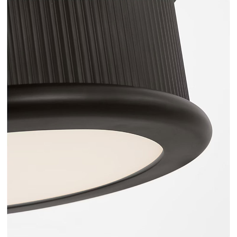 Visual Comfort PCF1033 Ritz 3-lt 14" Flush Mount - Aged Iron