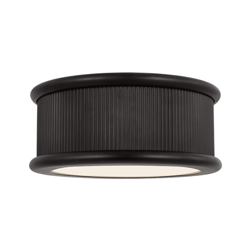 Visual Comfort PCF1033 Ritz 3-lt 14" Flush Mount - Aged Iron