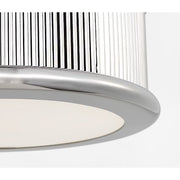 Visual Comfort PCF1033 Ritz 3-lt 14" Flush Mount - Polished Nickel