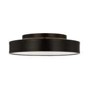 Visual Comfort PCF1041 Dupont 1-lt 16" LED Semi Flush Mount - Aged Iron