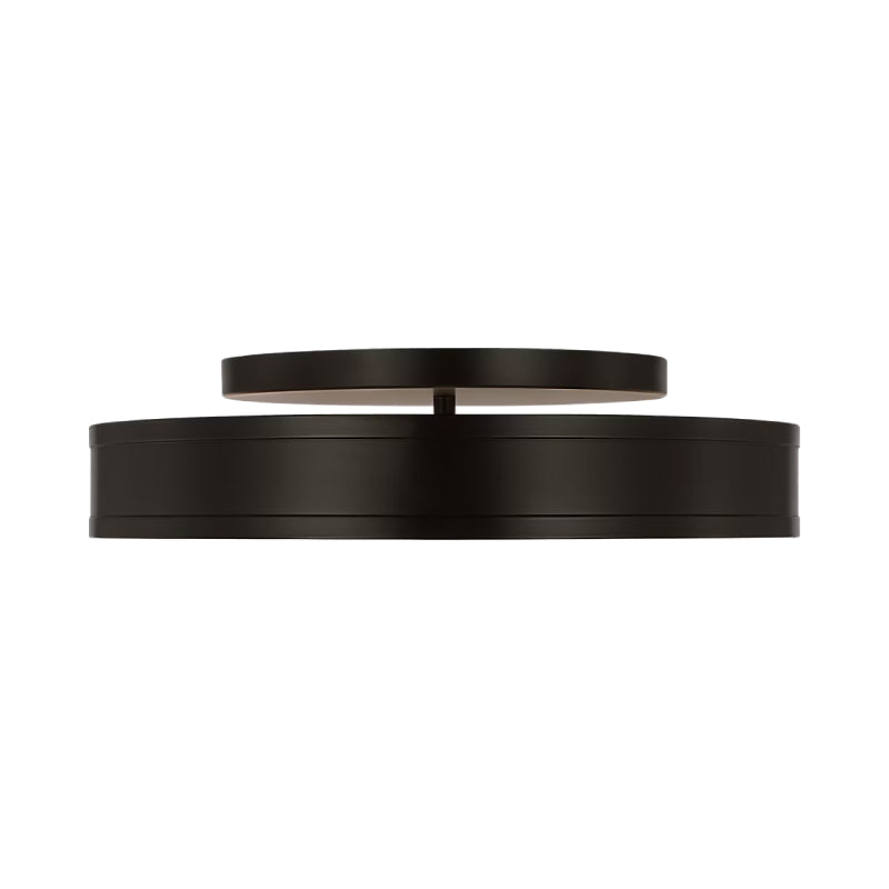 Visual Comfort PCF1041 Dupont 1-lt 16" LED Semi Flush Mount - Aged Iron