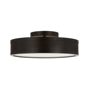 Visual Comfort PCF1051 Dupont 1-lt 12" LED Semi Flush Mount - Aged Iron