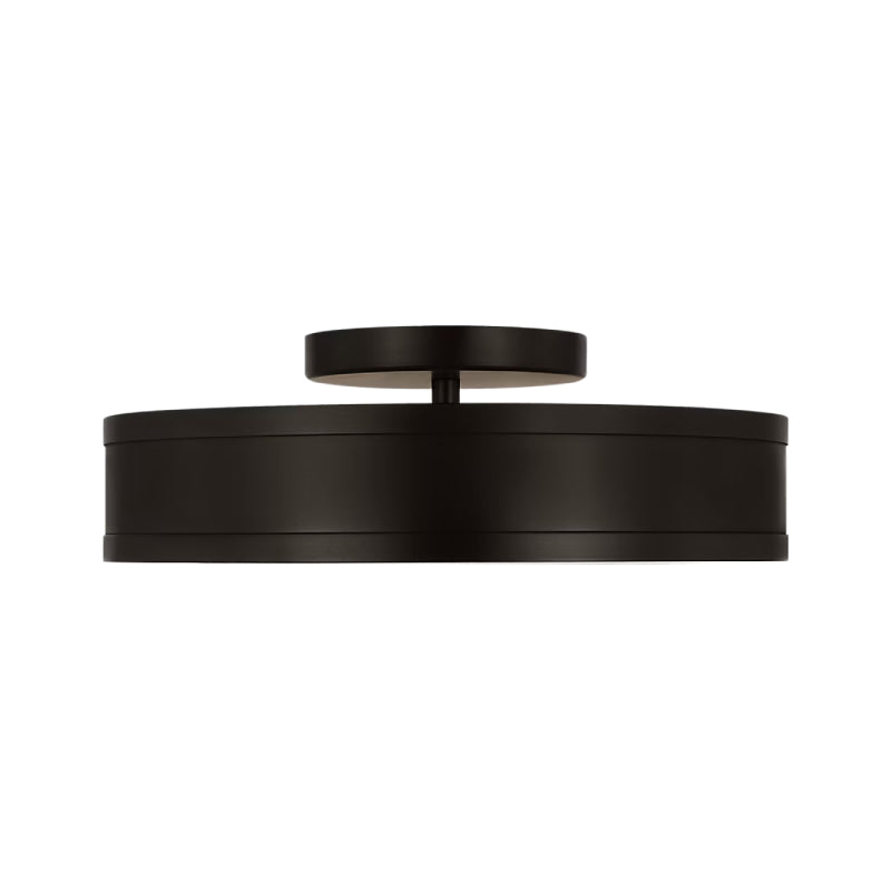 Visual Comfort PCF1051 Dupont 1-lt 12" LED Semi Flush Mount - Aged Iron
