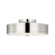 Visual Comfort PCF1051 Dupont 1-lt 12" LED Semi Flush Mount - Polished Nickel